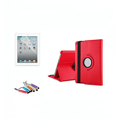 DE JI Kılıf Na Jabłko Obrót 360° / Z podpórką / Auto uśpienie / włączenie Pełne etui Solidne kolory Twardość Skóra PU na iPad Mini 5 / iPad New Air (2019) / iPad Air / IPad (2017)