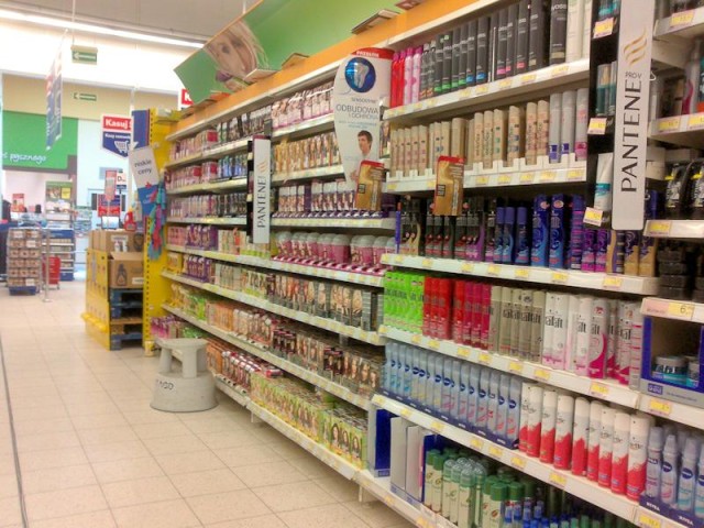 Die Tesco-Supermärkte in Polen bieten ein breites Sortiment