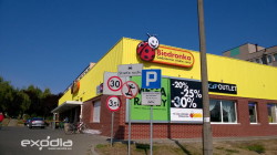 Biedronka grocery store in Poland
