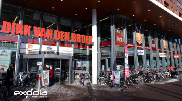 Dirk supermarkets can be found in all Dutch cities.