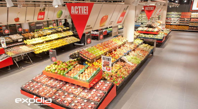 In the Netherlands Dirk grocery stores sell food and non-food products.