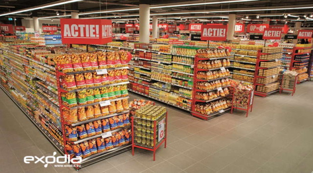 Holenderskie supermarkety Dirk mają ogromny asortyment.