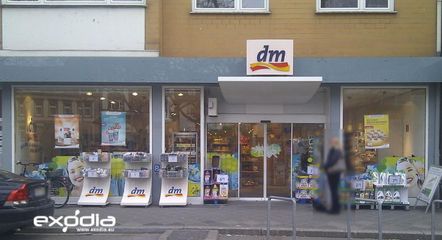German dm-drogerie markt drugstore