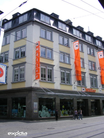 Drogerie Müller is a well-known drugstore in Germany.