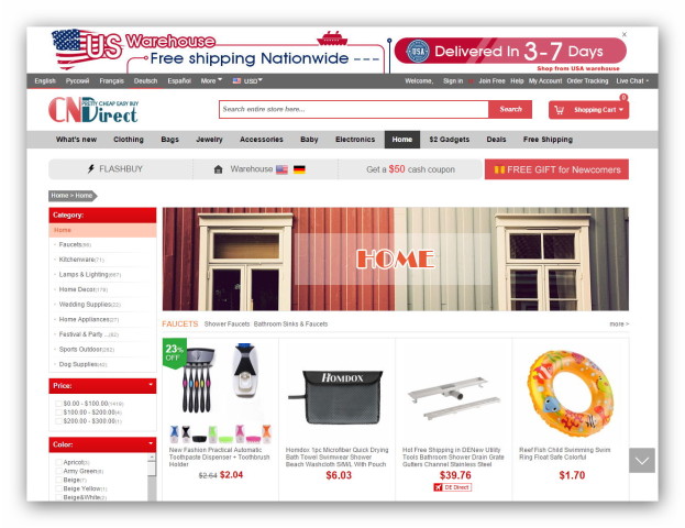 Online Mall from China with electronics and gadgets