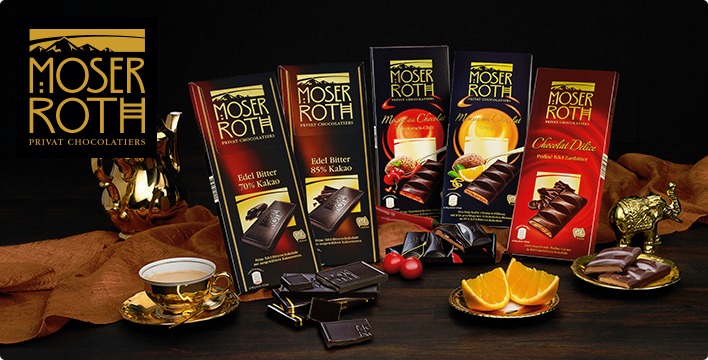 Niemieckie czekolady Moser Roth