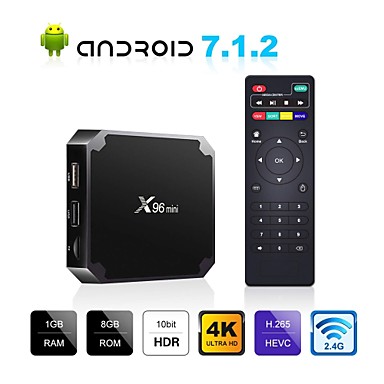 Android7.1.1 TV Box X96 mini 4K Amlogic S905W 1GB 8GB