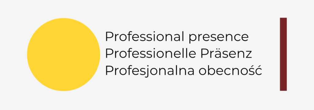 Professional and active presence on LinkedIn
